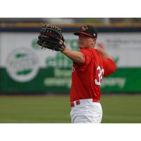 Chris Edmondson with the Quad Cities River Bandits