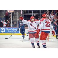 Allen Americans Celebrate vs. Tulsa Oilers