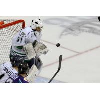 Florida Everblades Goaltender Daniel Altshuller vs. the Orlando Solar Bears