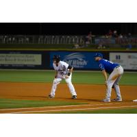 Pensacola Blue Wahoos Catcher Chris Berset vs. Biloxi Shuckers