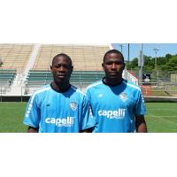 Wilmington Hammerheads FC Midfielders Brian Anunga Tah and Christian Mougang Bassogog