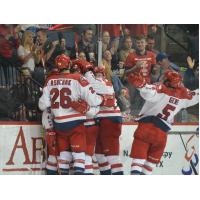 Allen Americans Celebrate vs. the Rapid City Rush