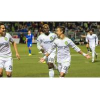 Seattle Sounders FC 2 Celebrates a Goal