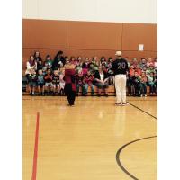 Knights Reading Club Visits a School