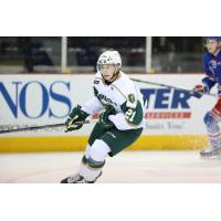 Forward Walker Duehr with the Sioux City Musketeers