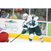 Forward Walker Duehr with the Sioux City Musketeers