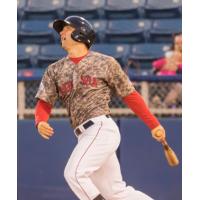 Sam Travis of the Salem Red Sox