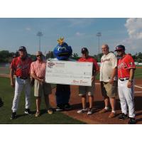 Rome Braves Present Check to the United Way