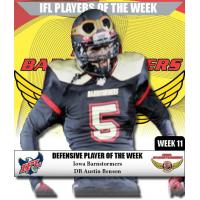 Iowa Barnstormers DB Austin Benson