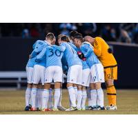 New York City FC Huddle