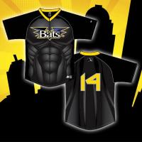 Louisville Bats Superhero Jerseys