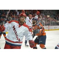 Allen Americans Celebrate Greger Hanson's Goal vs. Ontario Reign