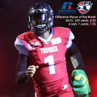 Portland Thunder Quarterback Darron Thomas