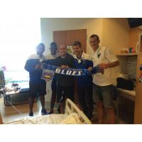 Orange County Blues FC Visit Children's Hospital of Orange County
