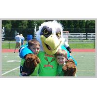 Rochester Knighthawks Mascot R. Thunder