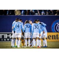 New York City FC Huddle