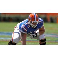 Offensive Lineman Tyler Moore with the Florida Gators