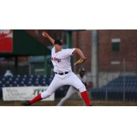 Justin Masterson with the Portland Sea Dogs