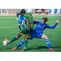 Kenardo Forbes with the Rochester Rhinos