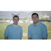 Ogden Raptors Broadcast Team Robbie Bullough and James Hajek