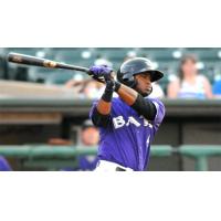 Irving Falu of the Louisville Bats