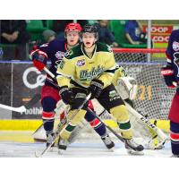 Tucker Bender with the Okotoks Oilers