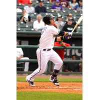 Eugenio Suarez of the Louisville Bats