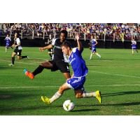 Pittsburgh Riverhounds Defender Mike Green vs. the Charlotte Independence