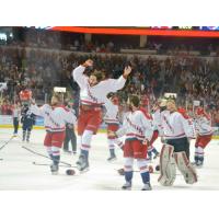 Allen Americans Celebrate Game Seven Win