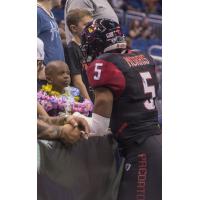 Orlando Predators Quarterback Bernard Morris and Semaj