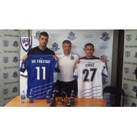 FC Edmonton Signees Pablo Cruz and Thiago de Freitas
