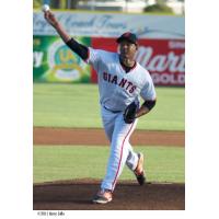 San Jose Giants Pitcher Keury Mella