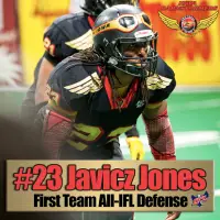 Iowa Barnstormers Linebacker Javicz Jones