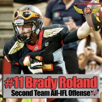 Iowa Barnstormers Receiver Brady Roland