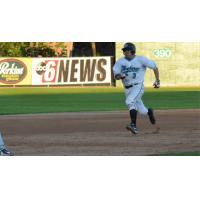 Matt Fiedler on the Run for the Rochester Honkers