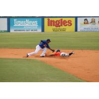 Osvaldo Duarte of the Greeneville Astros Steals Second