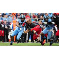 DL Tim Jackson with the University of North Carolina