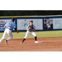 Cody Wiktorski and Kyle Bartelman of the Newark Pilots