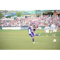 Magnus Rasmussen of Louisville City Scores vs. the Charlotte Independence