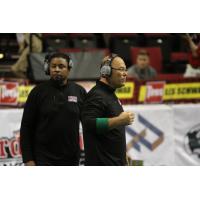Portland Thunder Head Coach Mike Hohensee (Right)