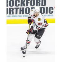 Forward Matt Carey with the Rockford IceHogs