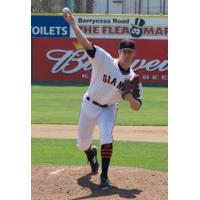San Jose Giants Pitcher Chase Johnson