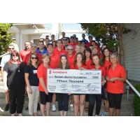Rockets Alumni Foundation Presents Check