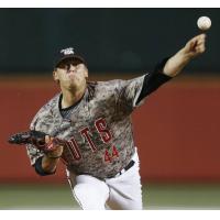 Pitcher Al Yevoli with the Wichita Wingnuts