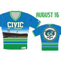 Eugene Emeralds Civic Stadium Tribute Uniforms