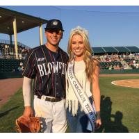 Jared Williams of the Lexington County Blowfish with Wesley Mitchell, Miss South Carolina Teen USA 2015