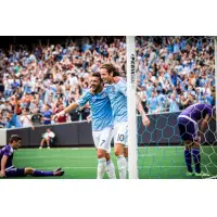 New York City FC Celebrates Goal