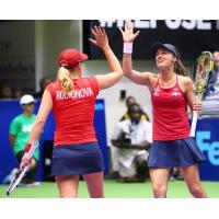 Anastasia Rodionova and Martina Hingis of the Washington Kastles