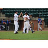 Arturo Michelena and Chris Murphy of the Greeneville Astros