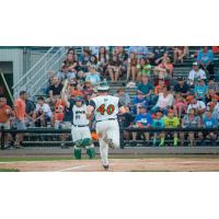 Danny Rosenbaum of the Green Bay Bullfrogs Heads for Home